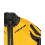 Yellow Wolfenstein 2 The New Colossus Leather Jacket