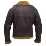 B3 Mens Sheepskin Shearling Bomber Leather Jacket
