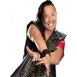 WWE Wrestler Shinsuke Nakamura Black Leather Vest