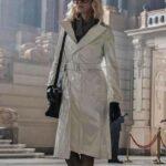 Atomic Blonde Charlize Theron (Lorraine Broughton) White Coat