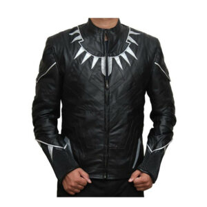 Chadwick Boseman Infinity War Black Panther Leather Jacket