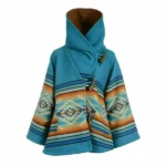 Yellowstone Kelly Reilly Blue Hooded Coat
