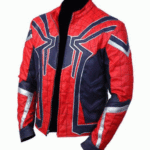 Spiderman Tom Holland Costume Leather Jacket