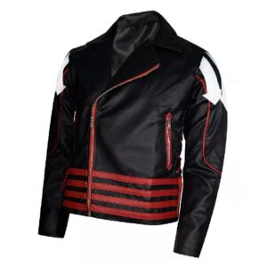 Sydney Concert Freddie Mercury Biker Red And Black Jacket
