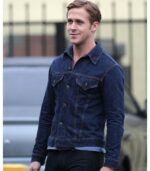 Ryan Gosling Drive Denim Blue Jacket