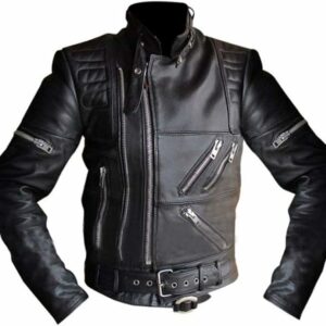 Hein Gericke Live Eagle Riding Black Brando Leather Jacket