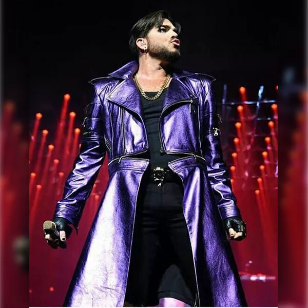 Adam Lambert Purple Jacket