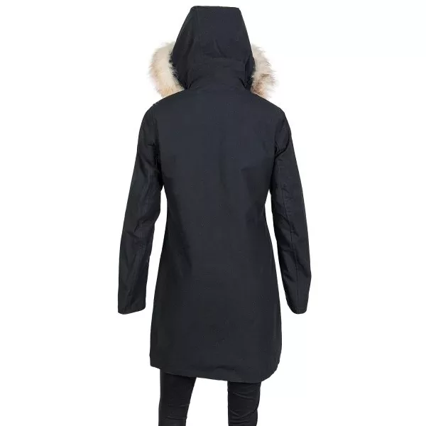 Isabela Moner Fur Hooded Let It Snow Coat