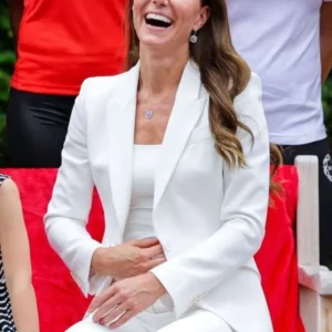 Kate Middleton White Suit