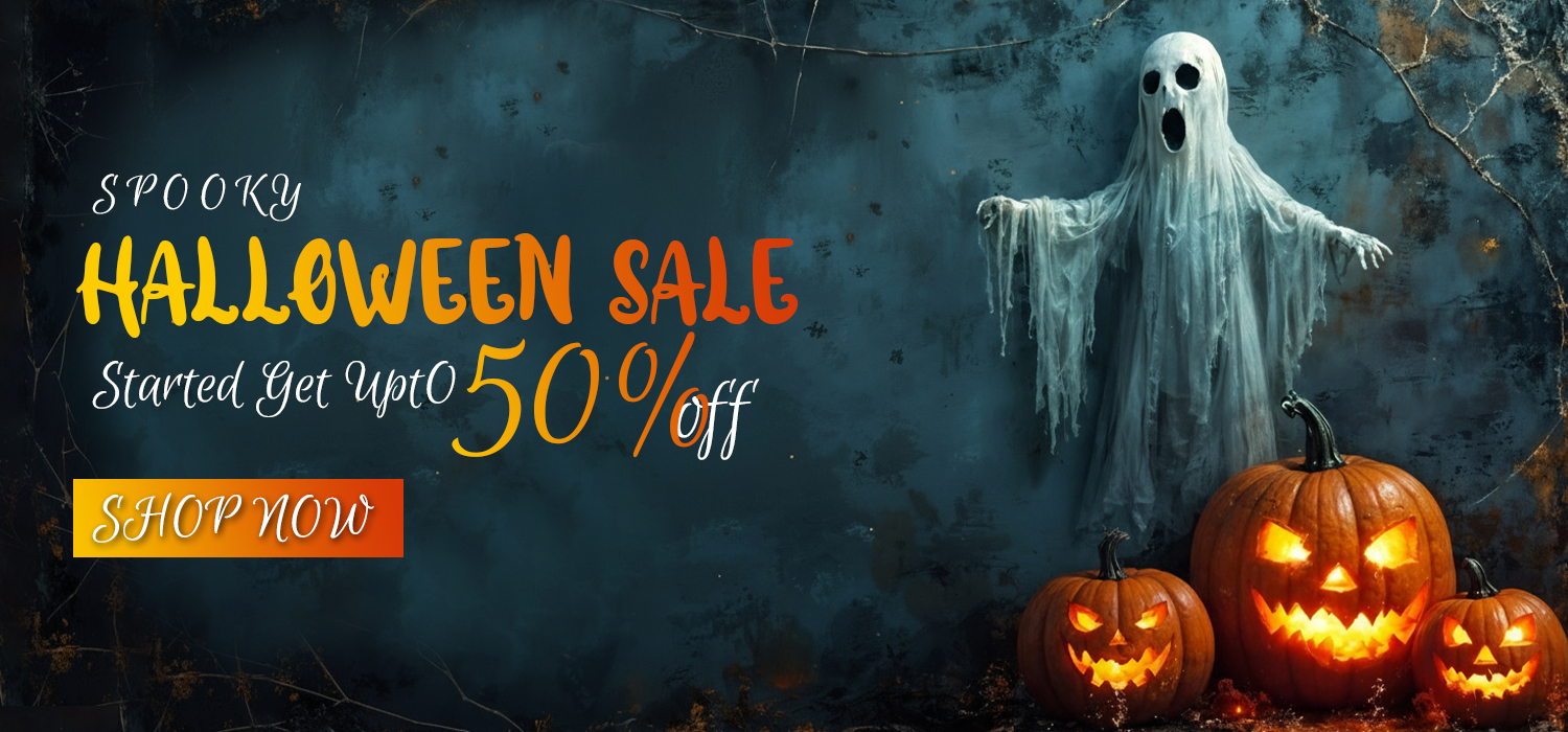 famous jackets Halloween banner