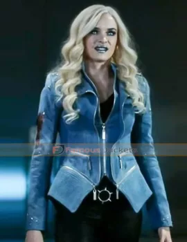 The Flash S4 Caitlin Snow Blue Frost Jacket
