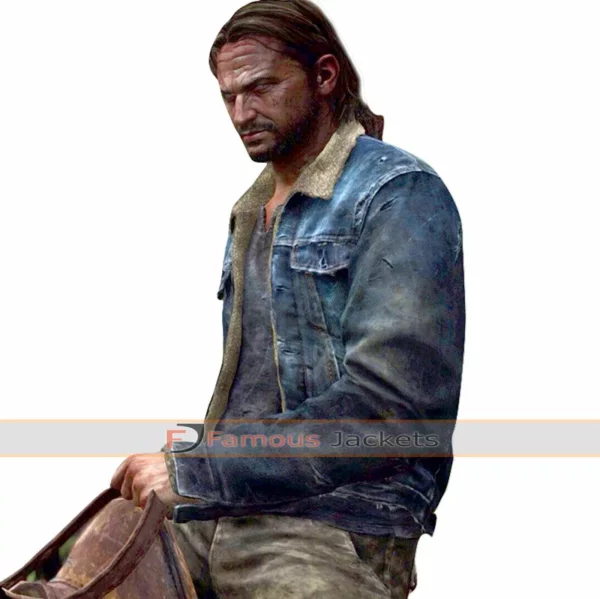 The Last Of Us Part II Joel Denim Fur Jacket