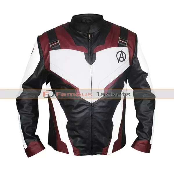 Avengers Endgame Quantum Realm Biker Leather Jacket