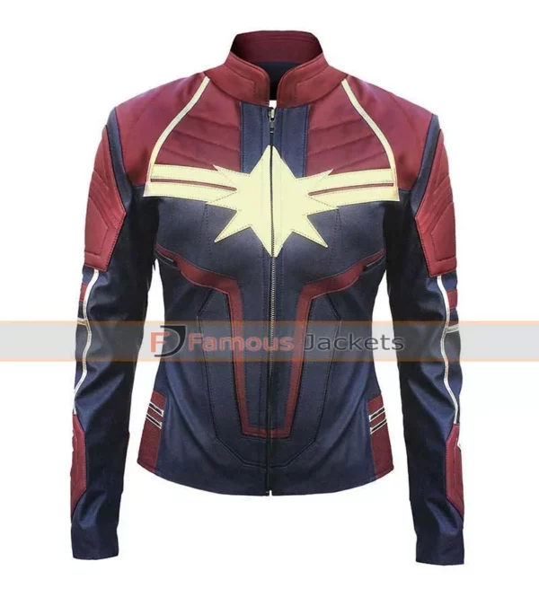 Carol Danvers Captain Marvel Costume Womens Leather Jacket