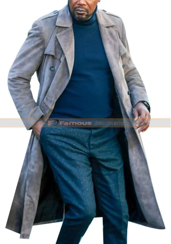 John Shaft 2019 Grey Duster Coat