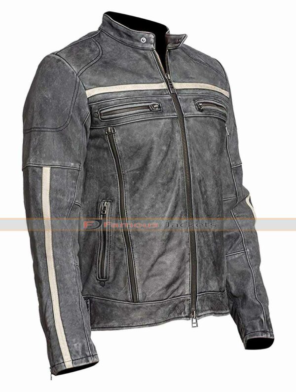 Moon Black Rider Moto Leather Jacket
