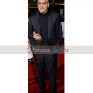 Hail, Caesar! Premiere George Clooney Black Suit