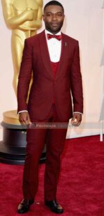 David Oyelowo Oscars 2015 Red Suit