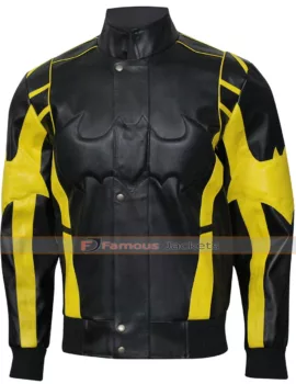 Motorcycle X Batman Black and Yellow Jacket