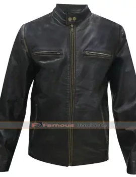 Daddy’s Home Mark Wahlberg (Dusty) Biker Leather Jacket