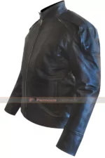 Z1R Marauder Motorcycle Black Leather Jacket