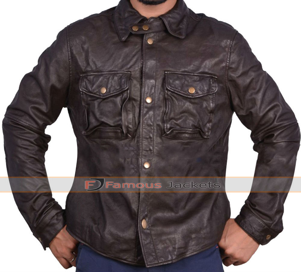 Addicted William Levy Biker Leather Jacket