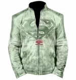 Superman Distressed Style Green / Red Jacket