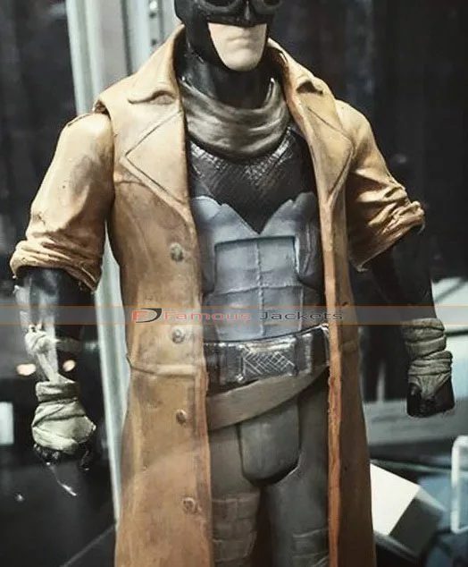 Batman v Superman Dawn Of Justice Ben Affleck Brown Coat