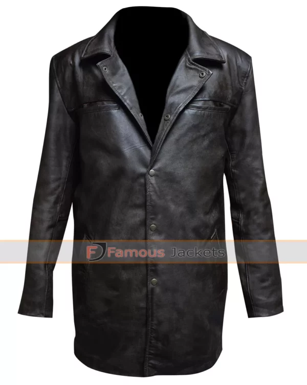 Rockstar Max Payne 3 Black Leather Coat