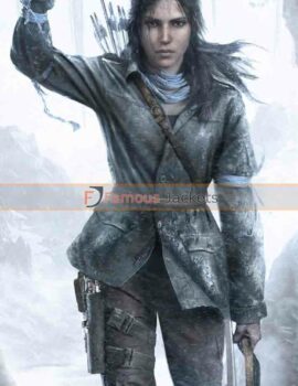Rise Of The Tomb Raider Lara Croft Leather Costume Jacket