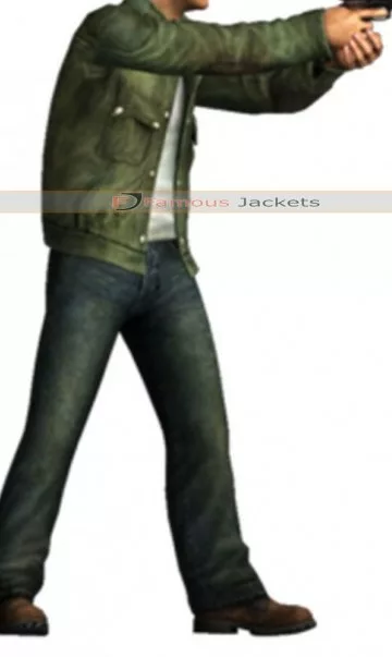 Wanted Game Wesley Gibson Green Leather Jacket
