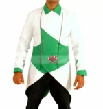 Assassin's Creed 3 Connor Kenway Green-white Faux Jacket Costume