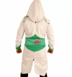Assassin's Creed 3 Connor Kenway Green-white Faux Jacket Costume