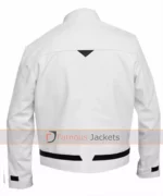 King Of Fighter Kyo Kusanagi White Leather Jacket