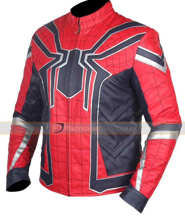 Spiderman | Avengers Infinity War Tom Holland Costume Leather Jacket