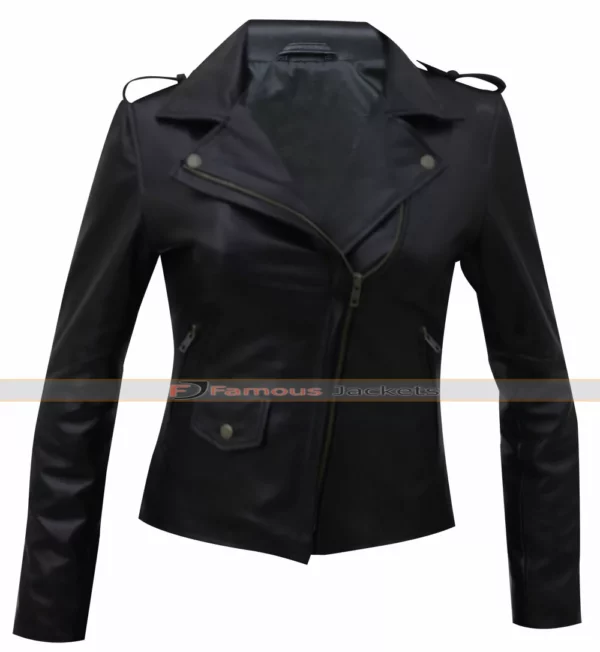 Krysten Ritter Jessica Jones Black Leather Jacket